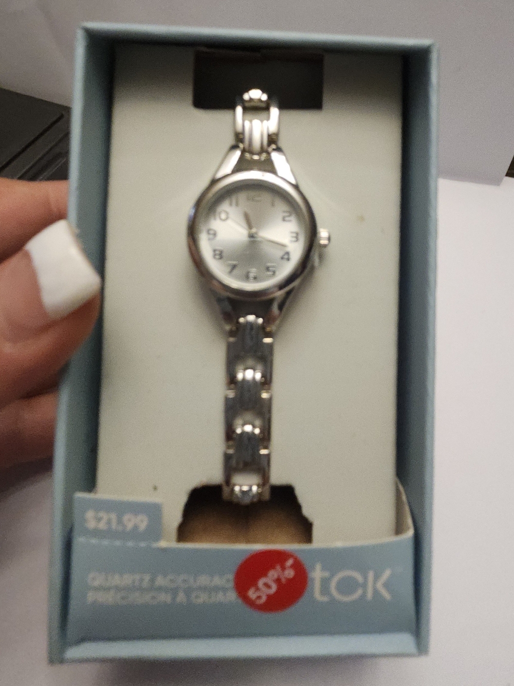 Classic Silver Women's Bracelet Watch - Silver